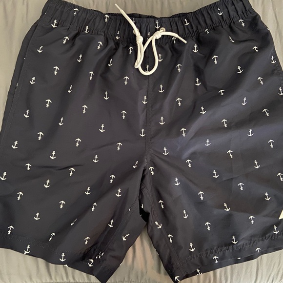 Nautica Other - Nautica Swim Trunks- Navy and white anchors